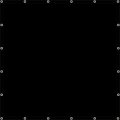 Frames Bespannungen / screens | 12' x 12' Artificial Silk Black -1/4