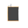 Openend Rahmen / frame | 75 x 90 cm black single net