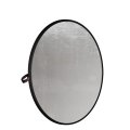 Springaufheller / expandable reflector | round 120 cm silver / white
